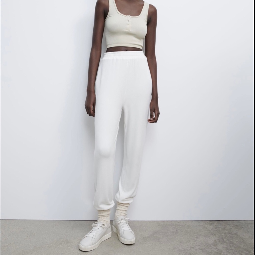 NWOT Zara Soft Plush Joggers
